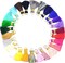100 pcs Tassel Multi-Colors Mini Tiny Handmade Craft Tassels Charms with Golden Jump Ring for Earring Jewelry Necklace Making Accessories Other Arts DIY Supplies (Mixed)